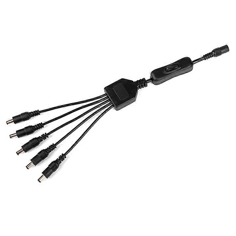 DC5521 Y Splitter Adapter Cord Cable for LED Strip Light, Security Cameras