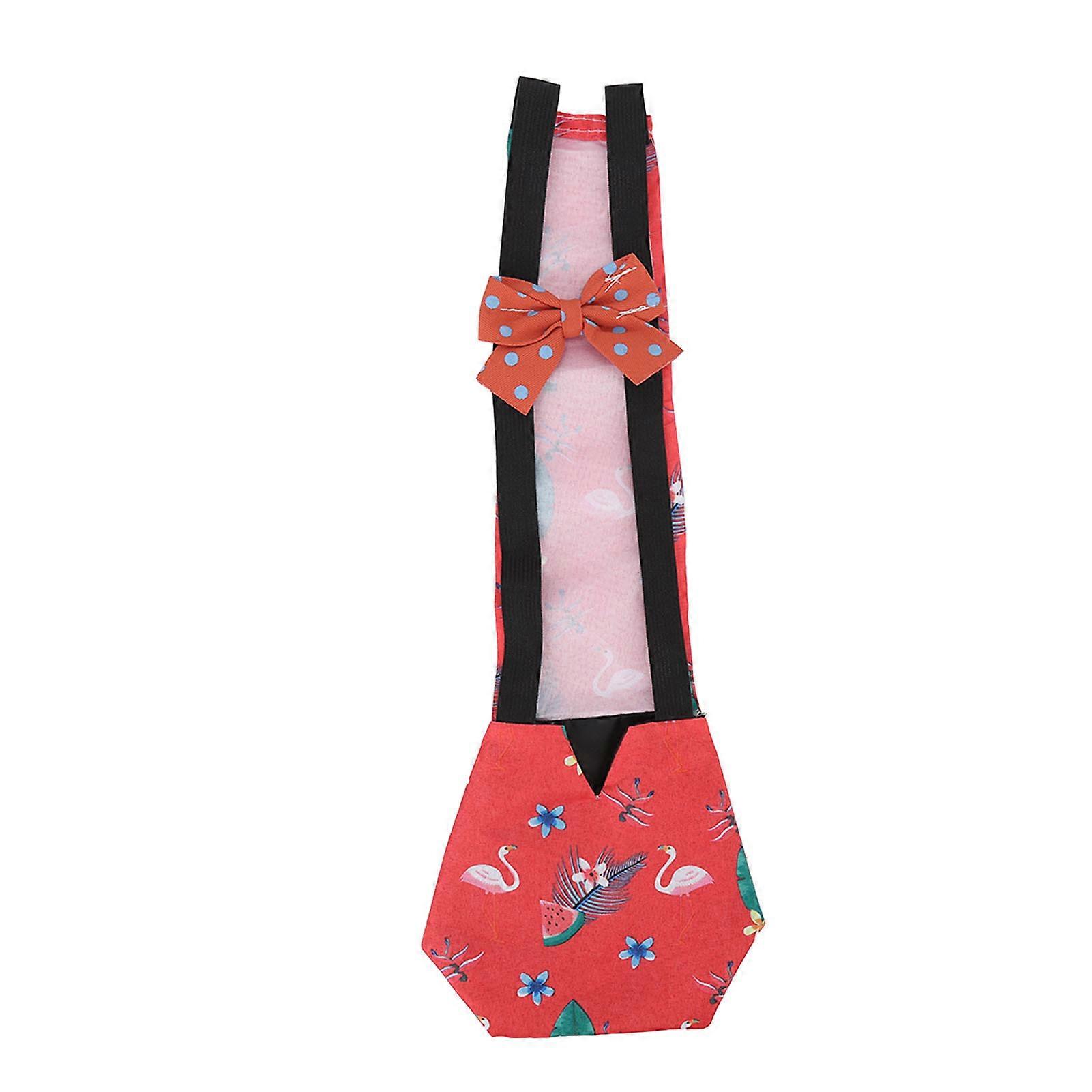 Pet Chicken Diapers Soft Polyester Adjustable Pet Duckling Diapers for Pet Chicken Duck and Goose S