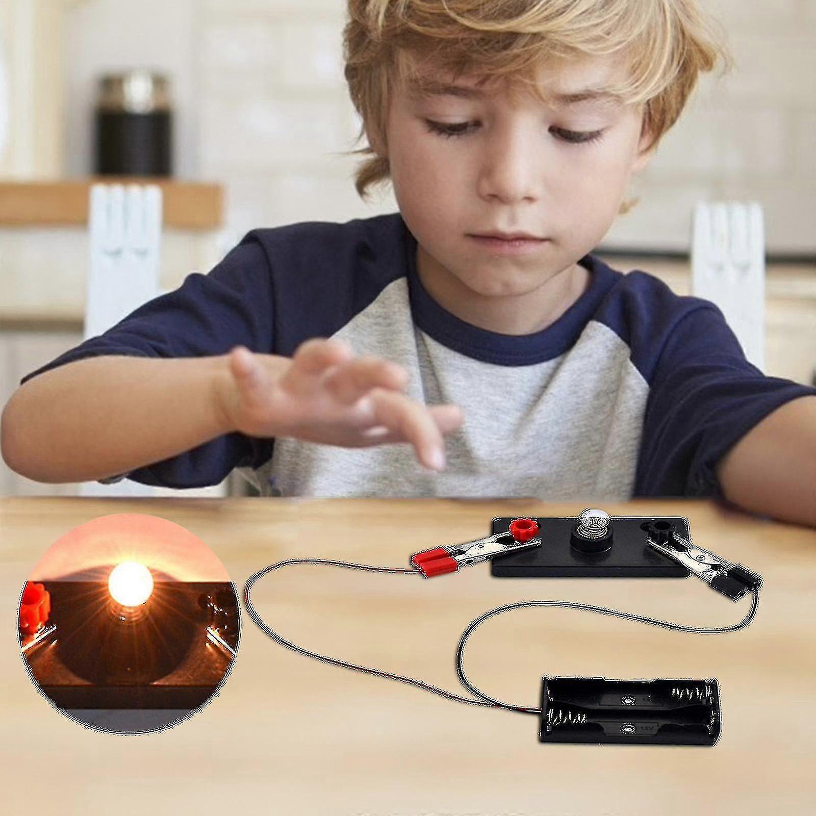 ערכת מעגל חשמלי ילדים בית ספר לסטודנטים מדע נורות צעצוע חינוכי עשה זאת בעצמך pxcl