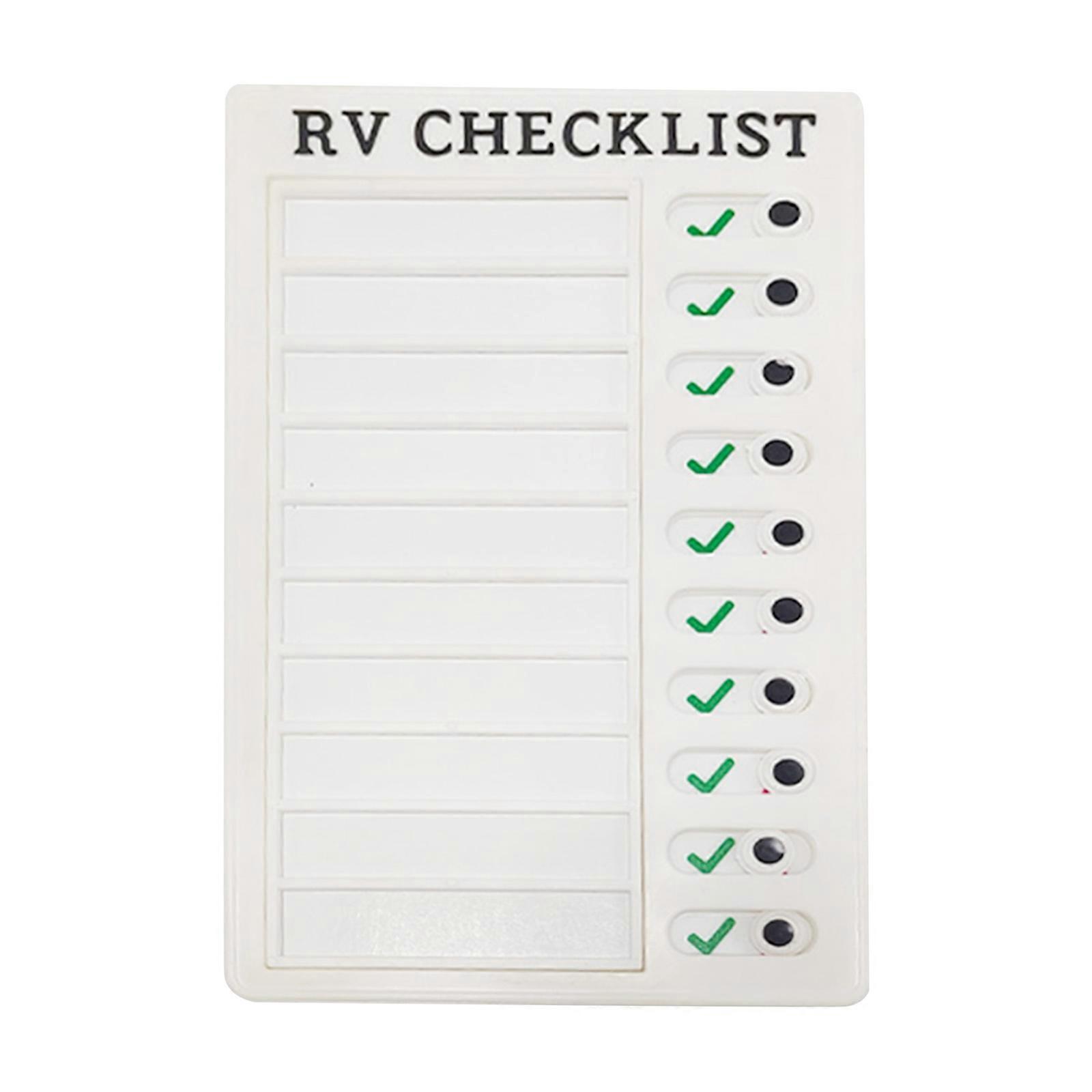Chore Chart Elder Reusable Memo Plastic Board Notes Car My Chores Checklist