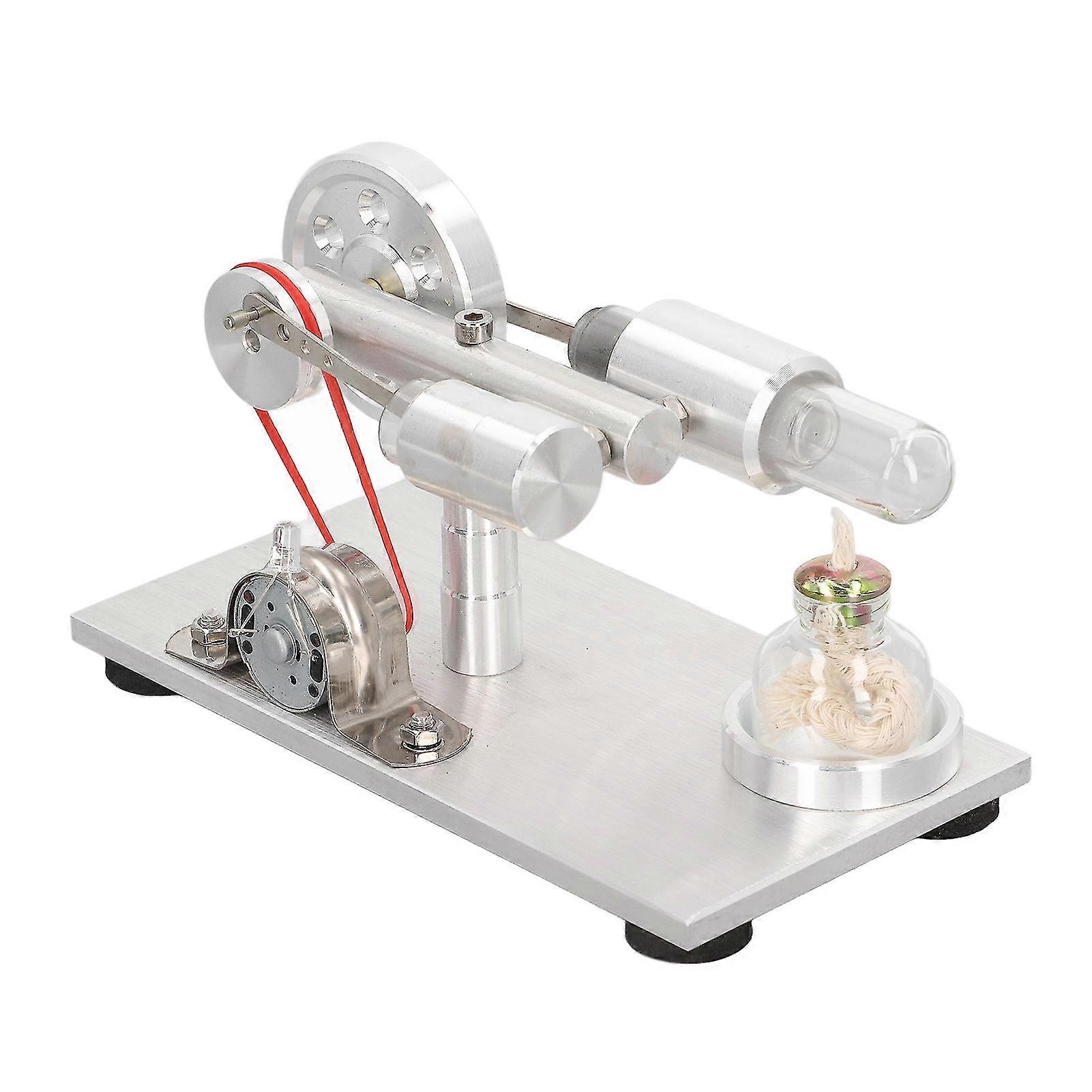 Low Noise Stirling Engine Motor Model - Educational Toy with Simple Operation and Low Pollution