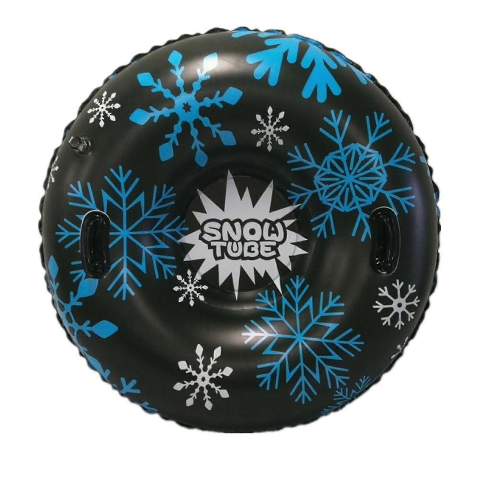 野营铲冬季雪管快乐充气 47 英寸重型雪橇,适合儿童和成人