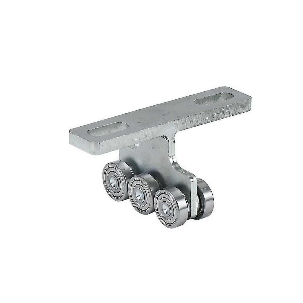 Load-bearing T Type Hanging Wheel Push-pull Pulley Track Hardware T Type Pulley Assembly 6-wheel Tr