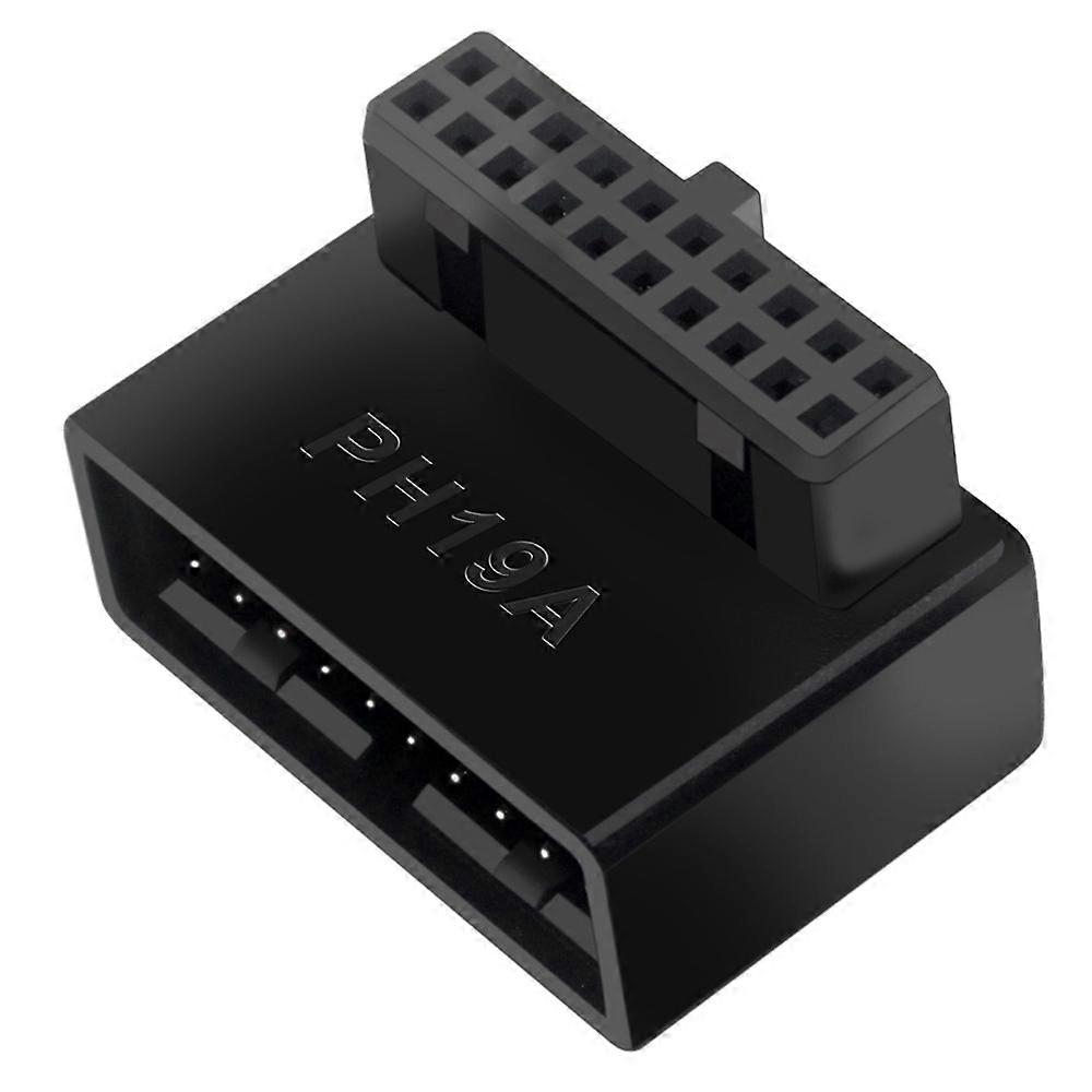 PH19A USB 3.0 Internal Header USB3.0 19/20P Socket 90 Degree Adapter Converter for Computer Motherb