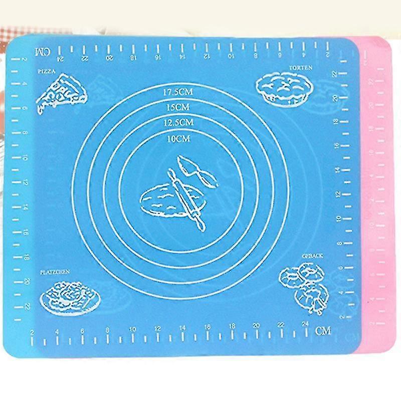 Silicone Non-stick Scale Rolling Dough Mat Liner Baking Fondant Pad Cooking Tool