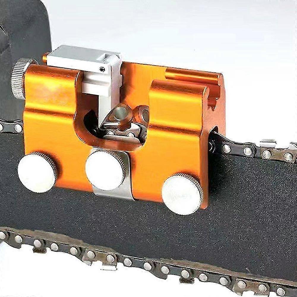 Bazhou Portable Chain Clamp Sharpener Chain Sharpener Handheld Chain Saw Chain Sharpener Chain Clamp Manual Chain Sharpener, Chainsaw Chain Sharpener