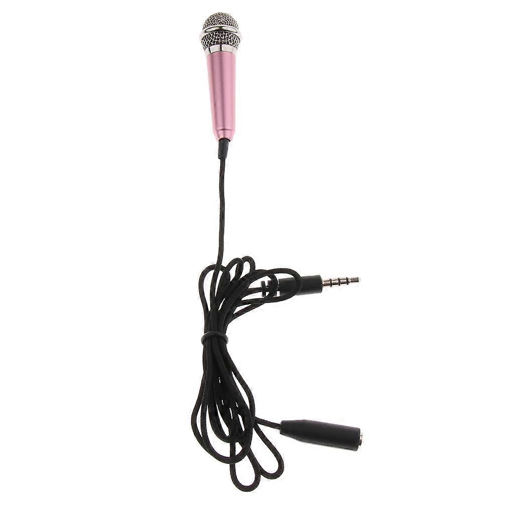 3.5mm Wired Mini Microphone Handheld Mic with Storage Box Case