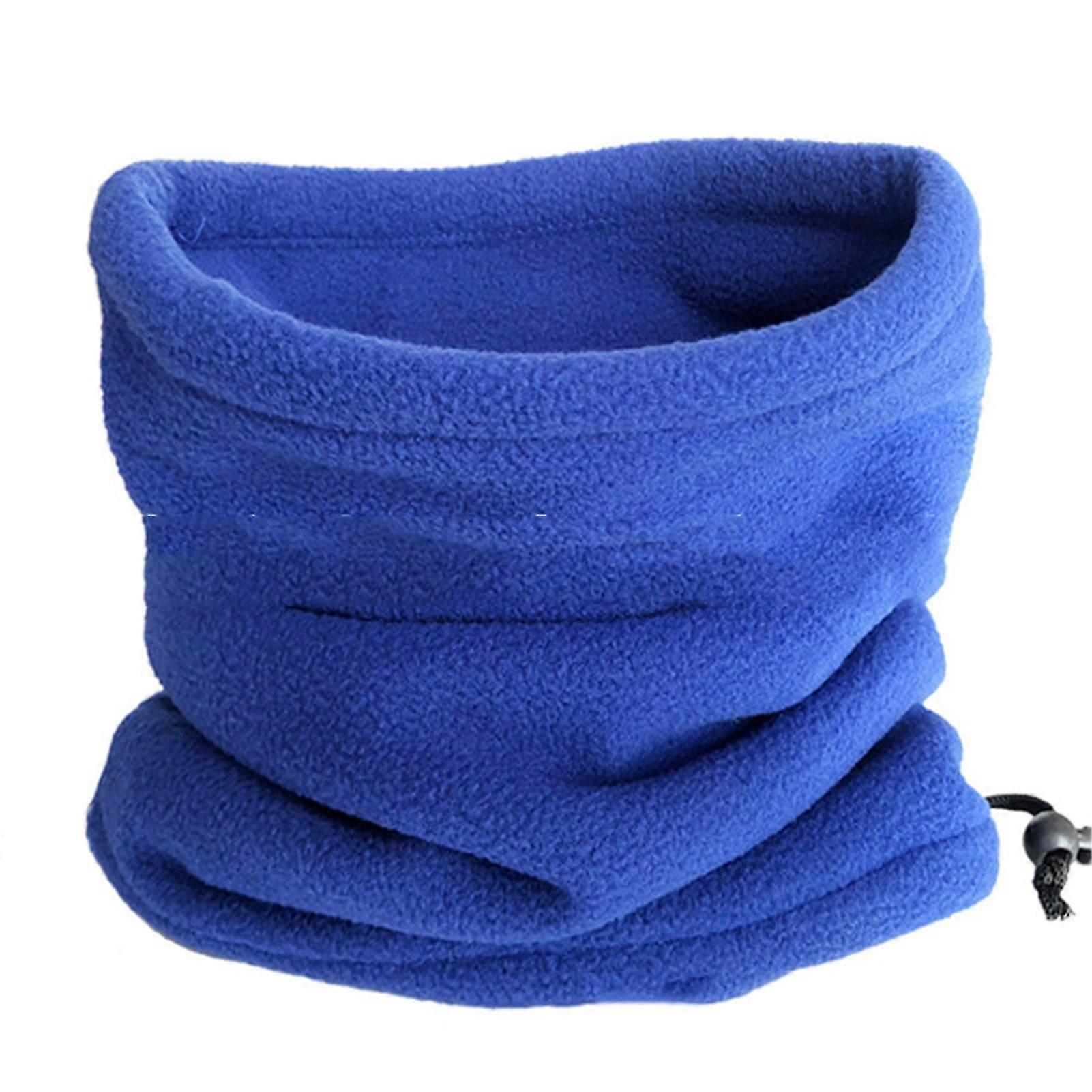 Unisex Zimná vonkajšia pevná farba Mäkká hrubá fleecová krk Teplejšia Gaiter Cover Hat
