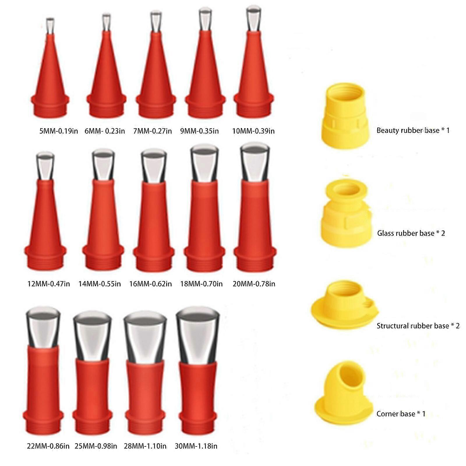 Tool Nozzle Kit Rubber Integrated Nozzle Piece Universal Rubber Tool Reusable