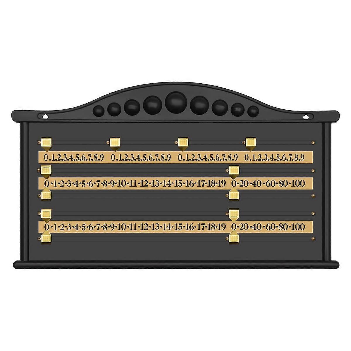 Billiards Scoreboard Snooker Score Recorder Billiard Club Game Recording Board Calculation Number Billiards Accessories