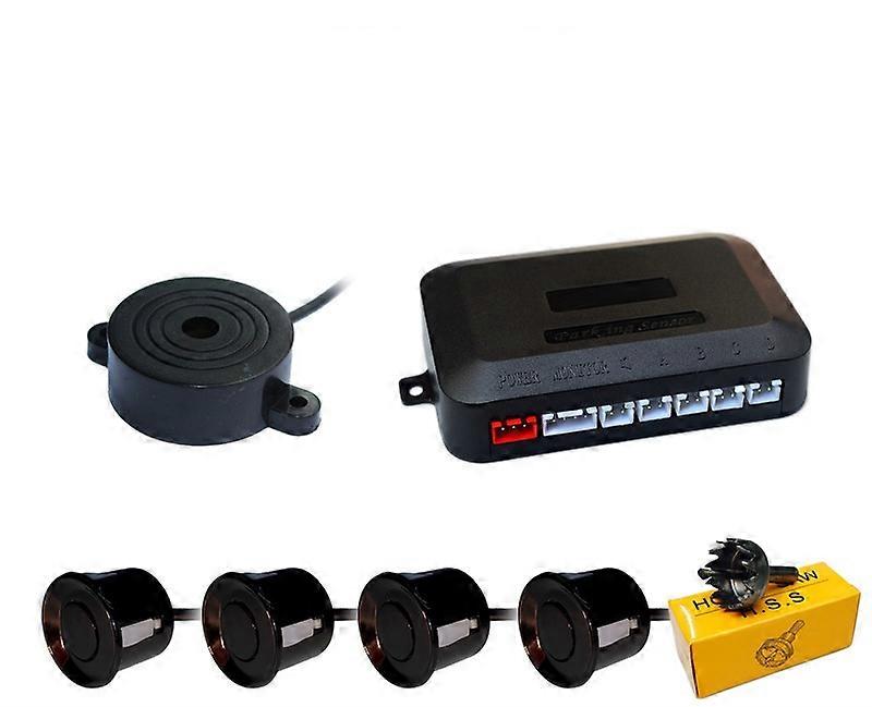 Car 4 probe pure buzzer back-up radar without display