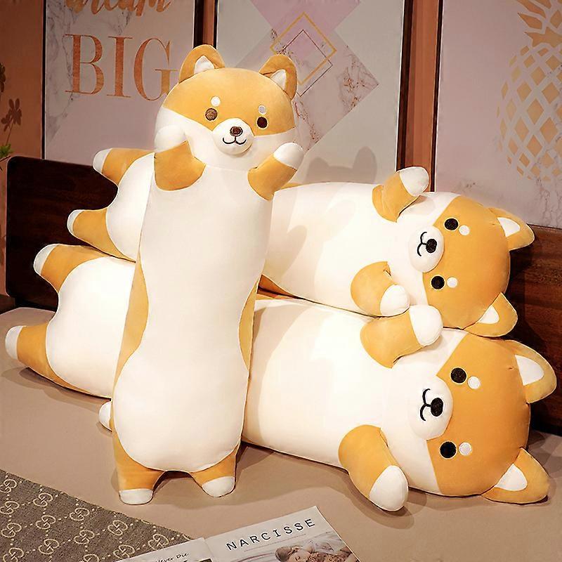 50-150cm Giant Long Shiba Inu Dog Plush Toy Throw Stuffed Soft Animal Corgi Chai Cushion Birthday Valentine PresentStuffed Animals