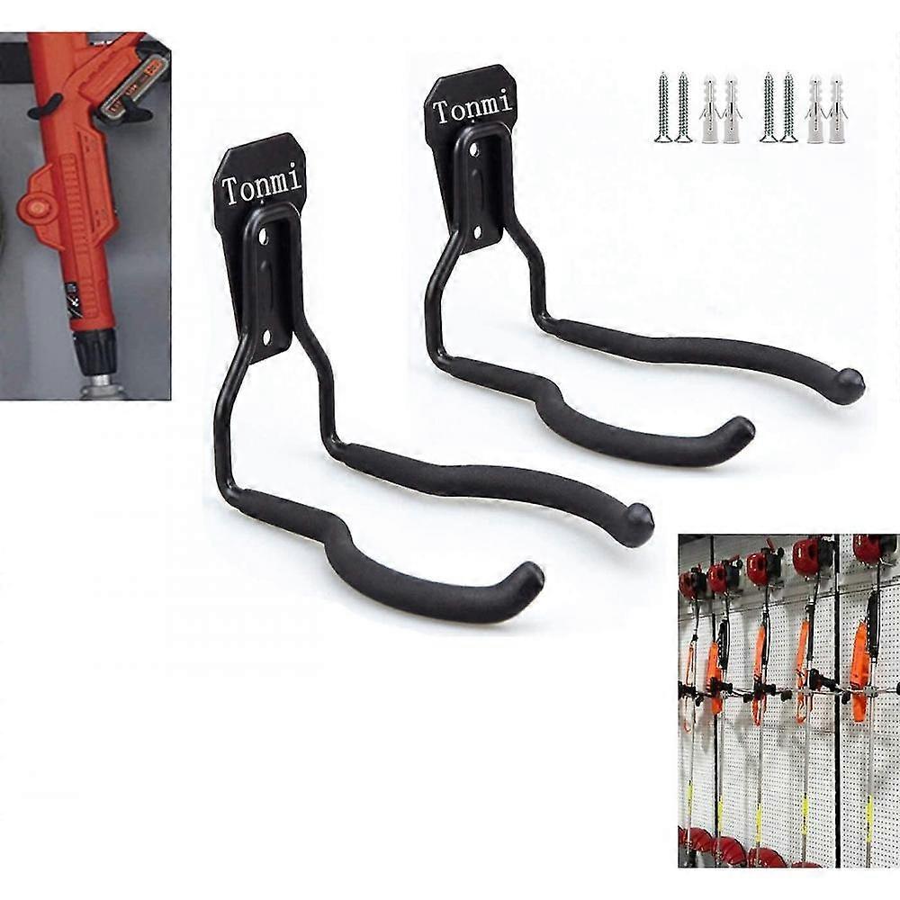 2pcs Garten Elektrowerkzeug Aufhänger String Trimmer Kleiderbügel, Unkrautfresser Wandhalterung, String Trimmer Kleiderbügel Garage, Unkrautfresser Kleiderbügel Garage TFU