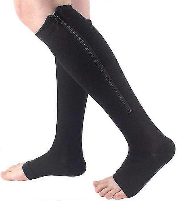 Un paio di calze a compressione con cerniera Calze a cerniera Vene Calze elastiche Sport Running Football