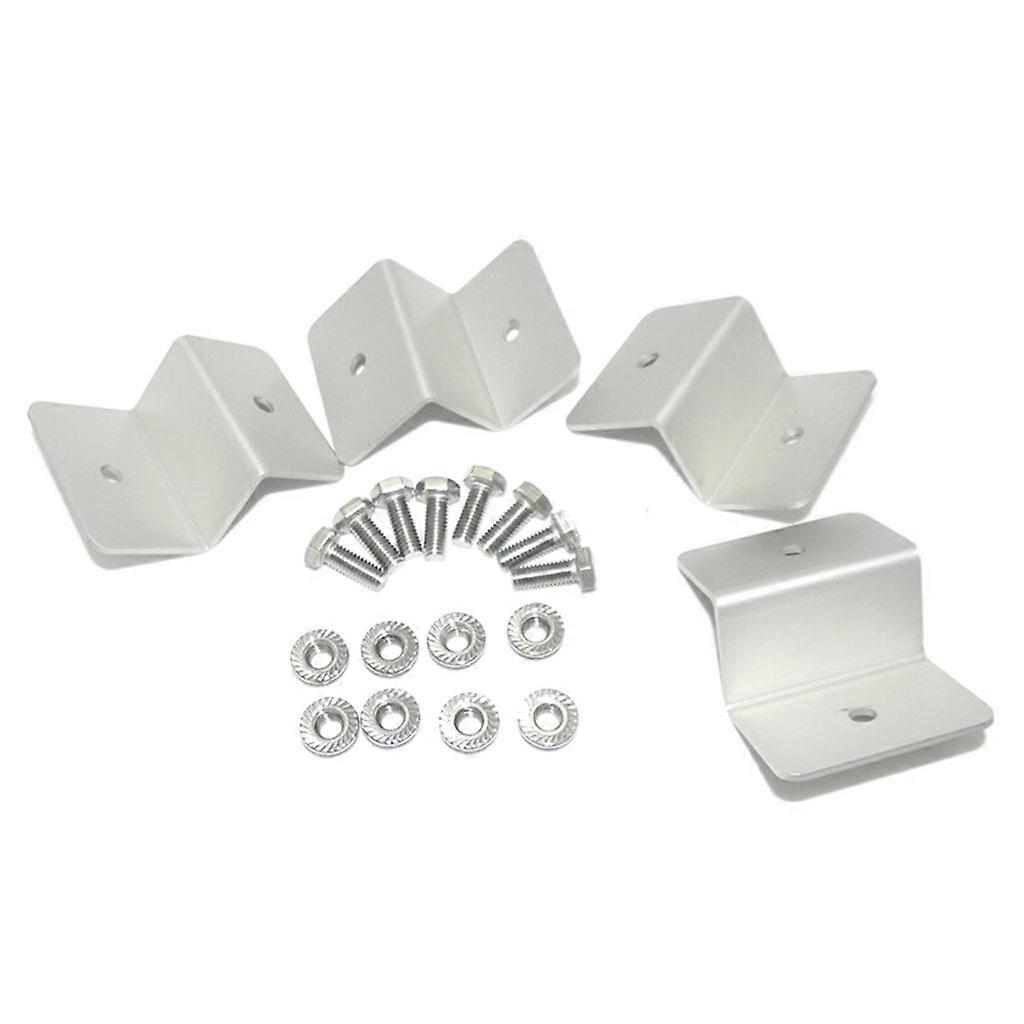 RV Solar Panel Mounting Holder Z Bracket Supporting Flat Roof Boat Deck Off-Grid