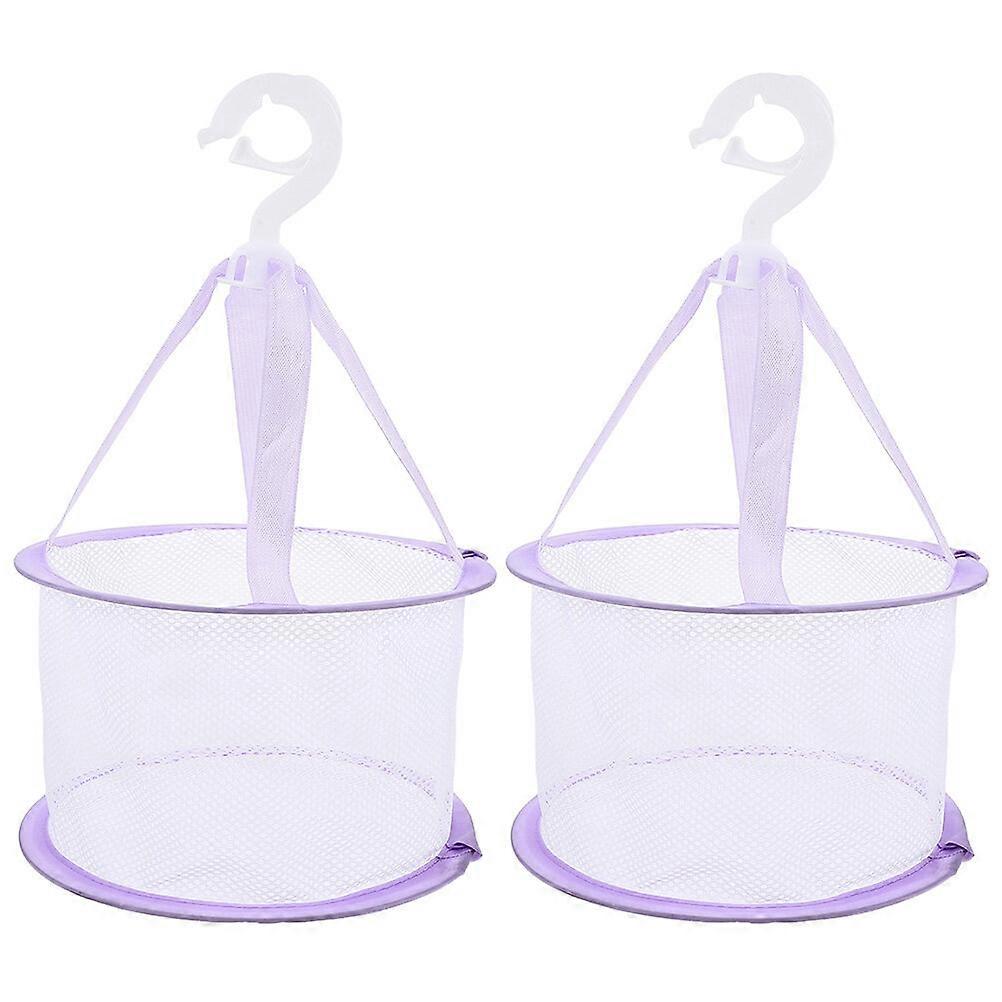 2pcs Drying Mesh Baskets Multi-functional Dryer Basket Mesh Makeup Tool Drying Basket