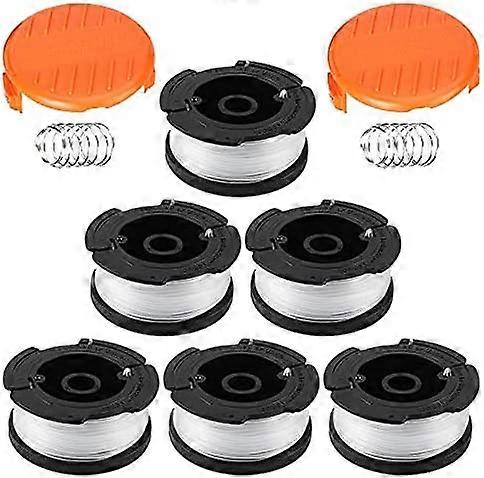 Replacement Spool  AF-100 Grass Trimmer Auto Feed (6/8 Spools,2 Hood,2 Spring) (6PCS)