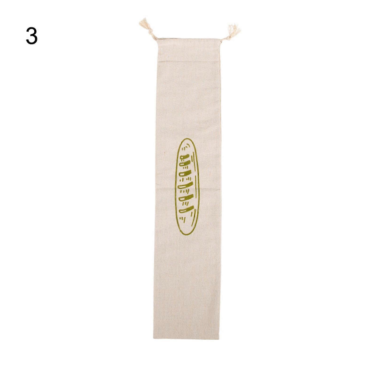 Storage Bag Large Capacity Reusable Flax Homemade Bread Veggie Keeper for Food