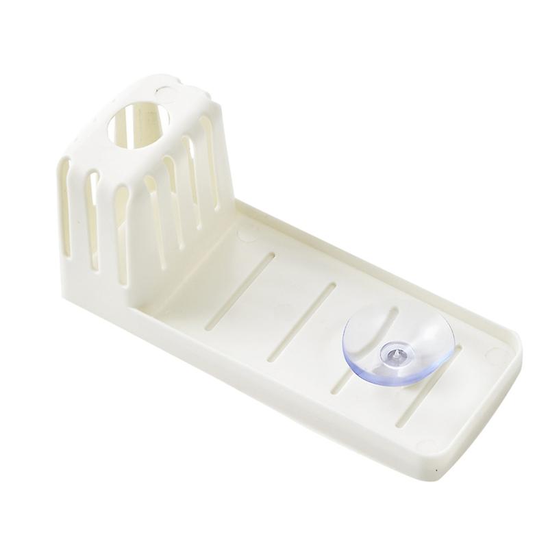 Storage Rack Easily Install Save Space Sturdy Dish Brush Storage Holder for Kitchen JIKAIX