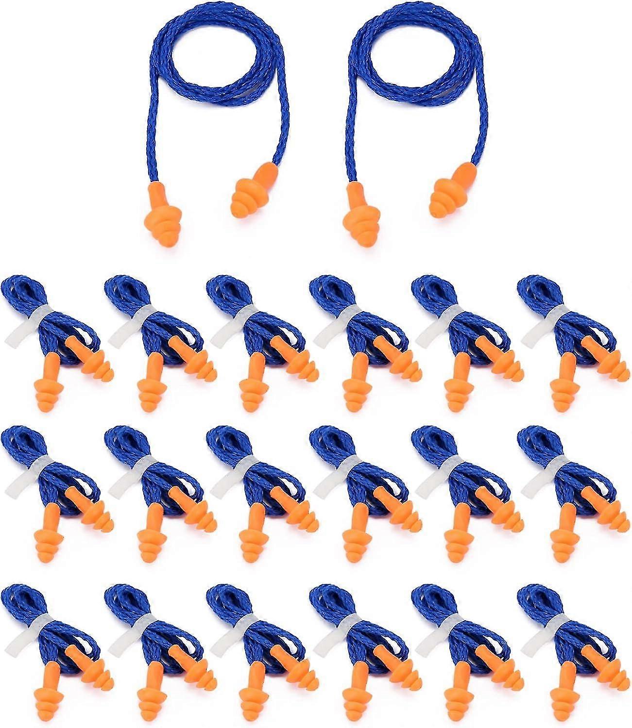 Starlight-earplugs For Sleeping, 20 Pairs Ear Plugs Noise Canceling 3m Ear Plugs For Sleeping Reusable Waterproof Earplugs For Sleeping, Snoring, Trav