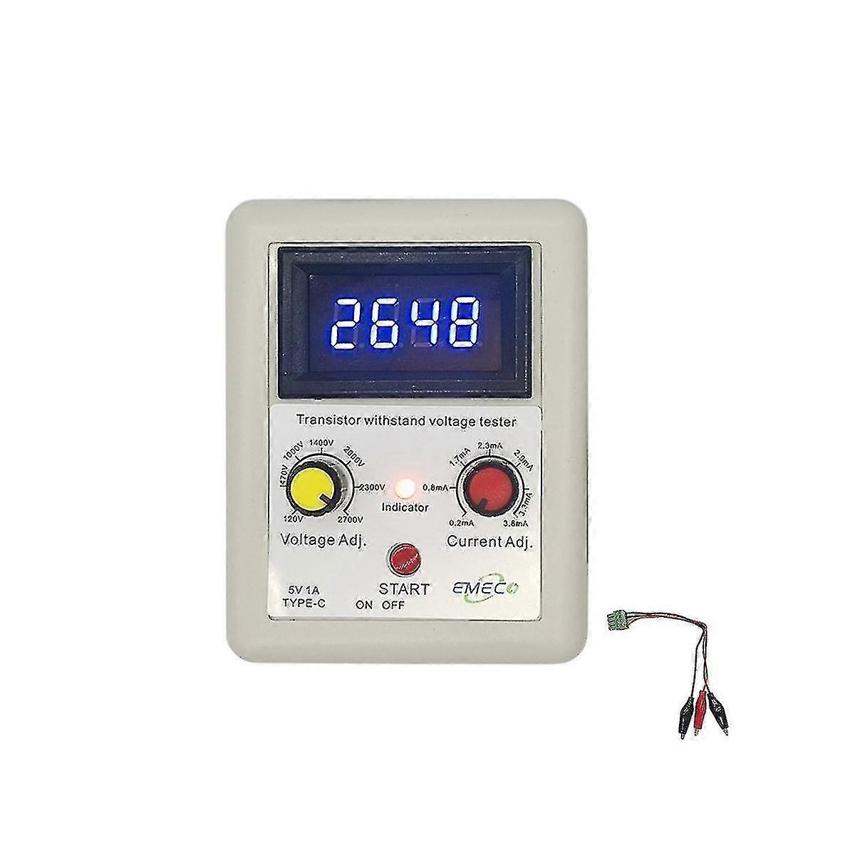 110v-2600v Igbt Voltage Capability Tester Diode Mos Triode Digital Voltmeter Tester Portable Withst