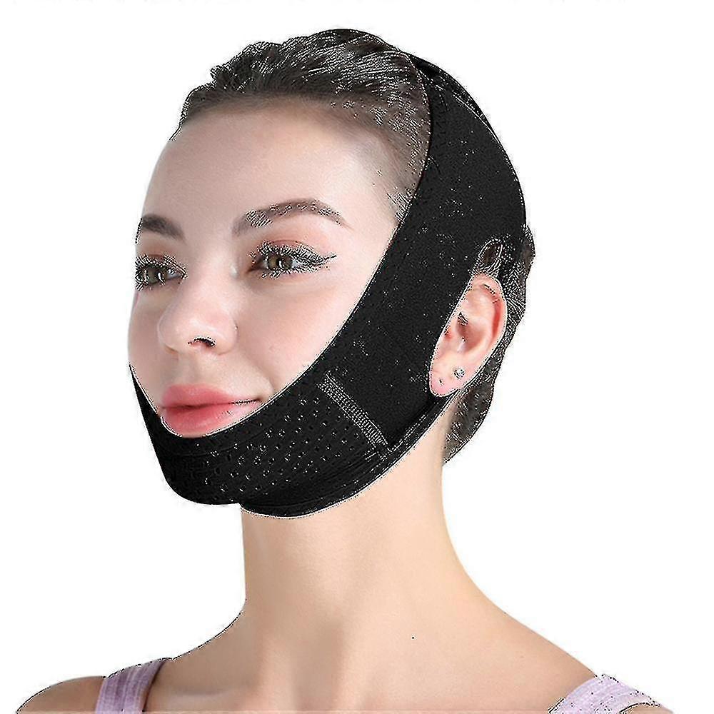 V Line Mask Facial Lifting Firming Slimming Strap Double Chin Reducer - Reusable