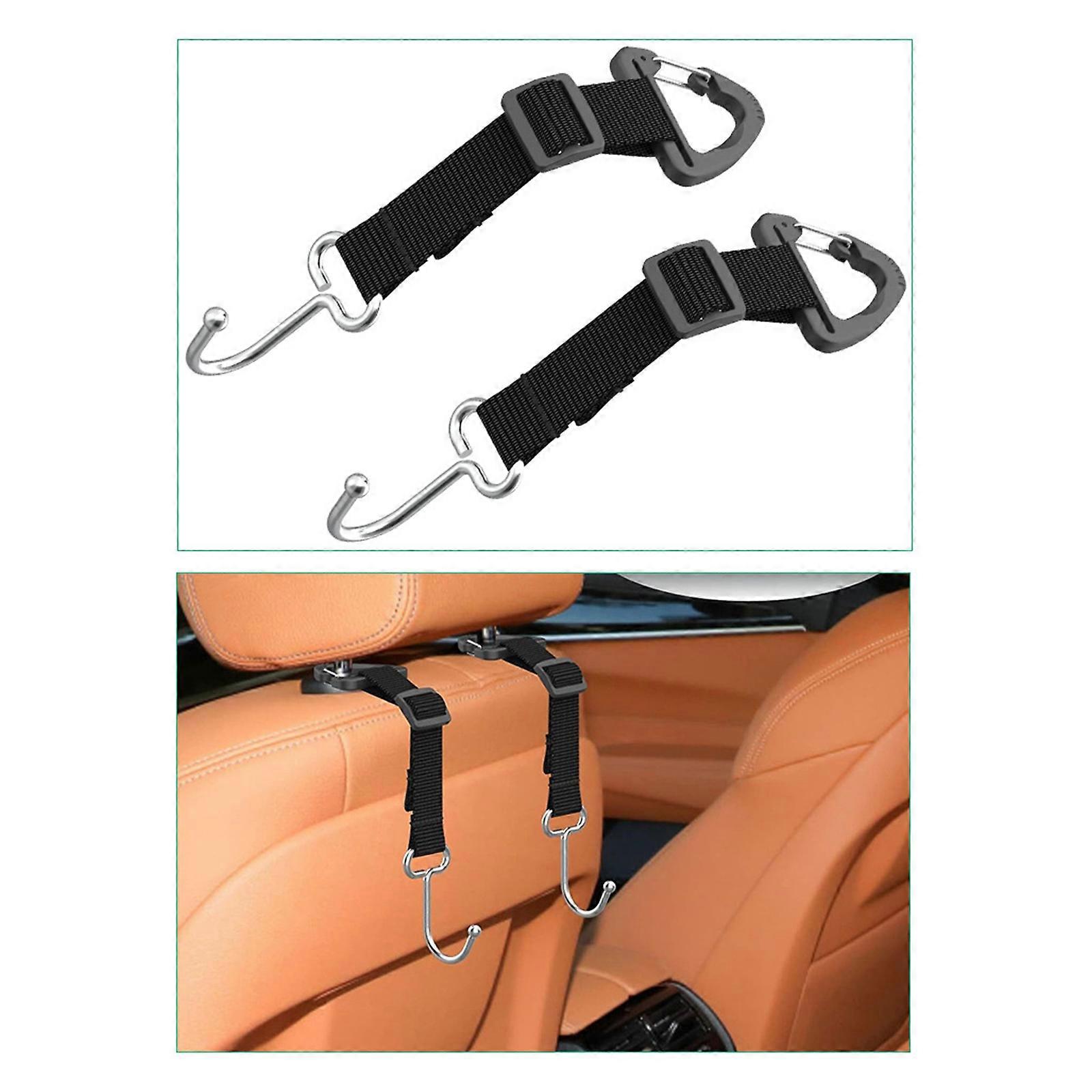 2 Pcs Car Seat Headrest Hooks,Purse Car Holder Hooks