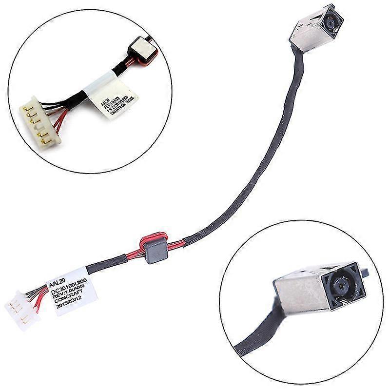 Dc Power Jack Cable Socket For Dell Inspiron 14-5455 15-5558 Kd4t9 Dc30100ud00 Shytmv