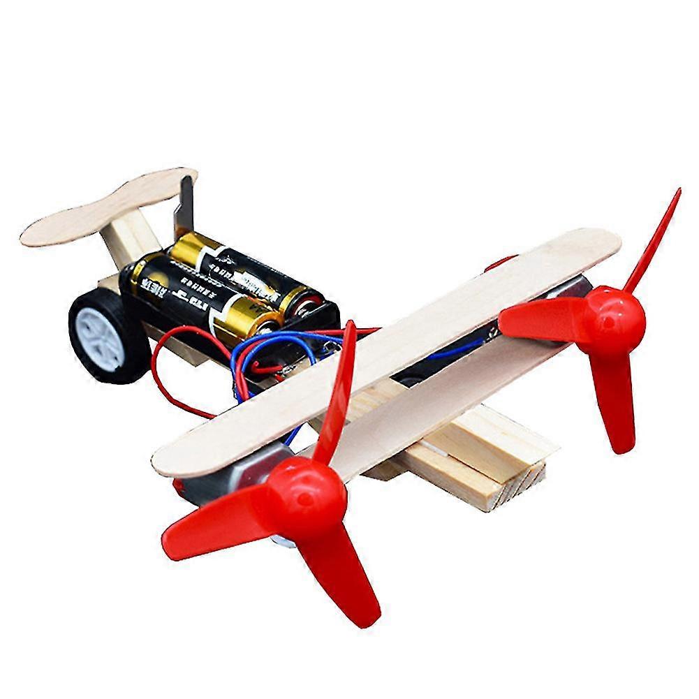 Diy Wooden Science Experiment Plane Model Enlightening Plane Model Puzzle Game Model Toy