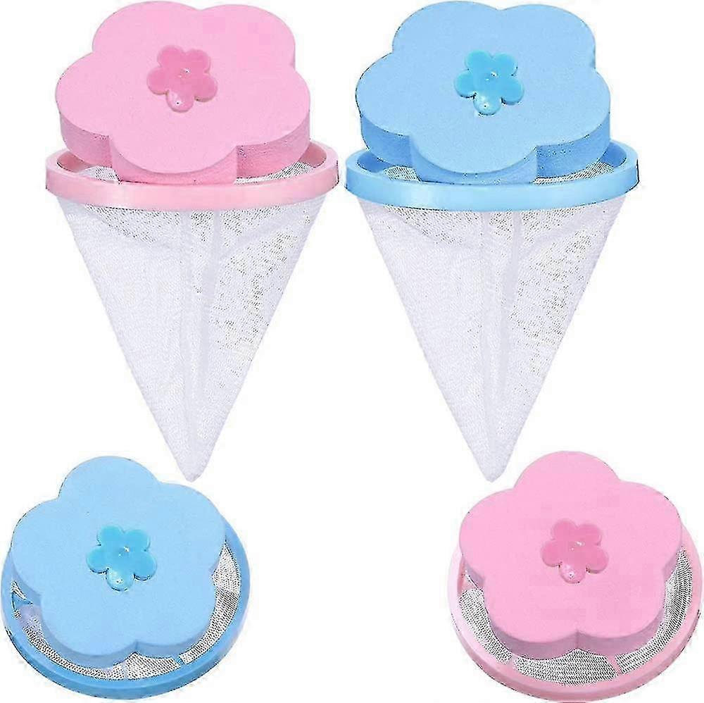 4-Pack Reusable Lint Filter Bags for Washing Machine