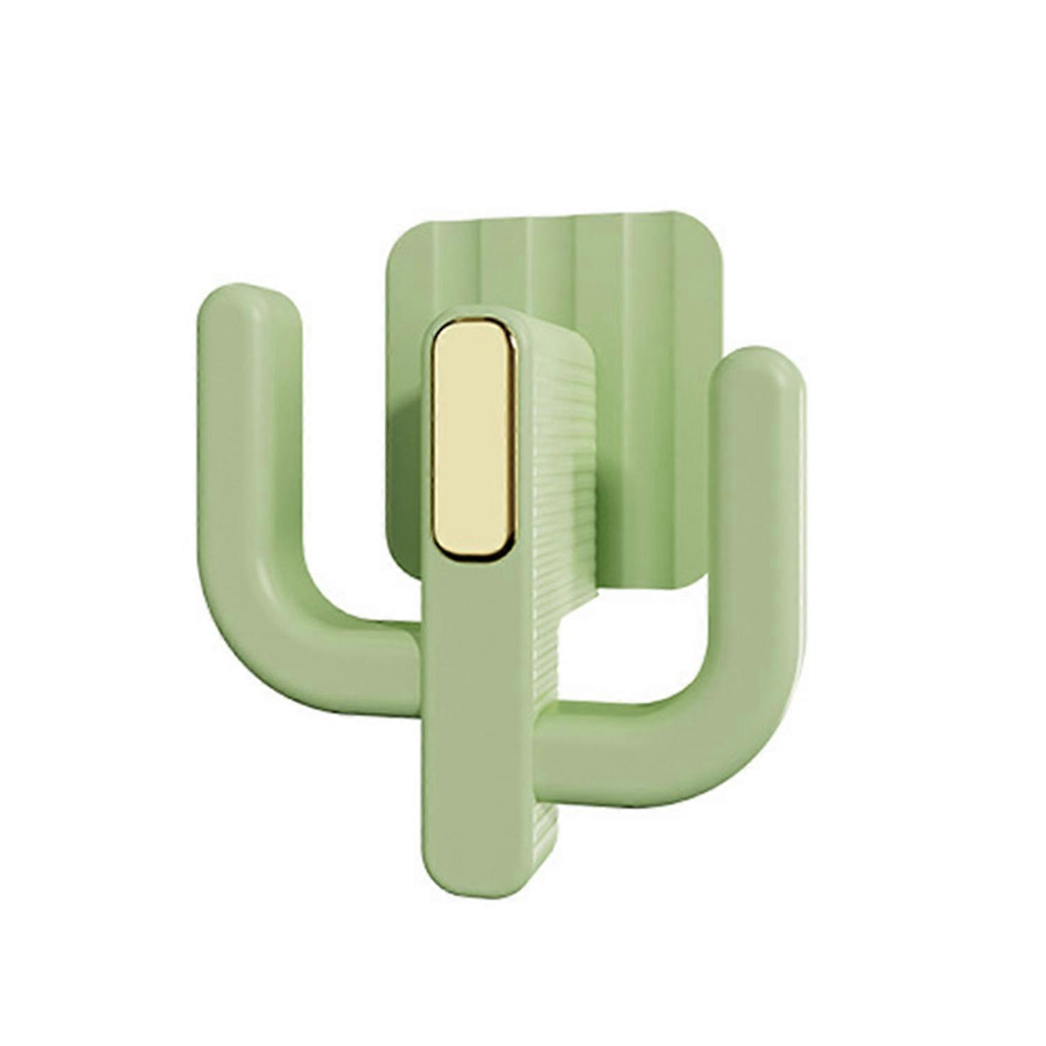 Punch-free Slipper Rack Cactus Shape Space Saving Wall Mounted Slipper Hook Strong Load-Bearing