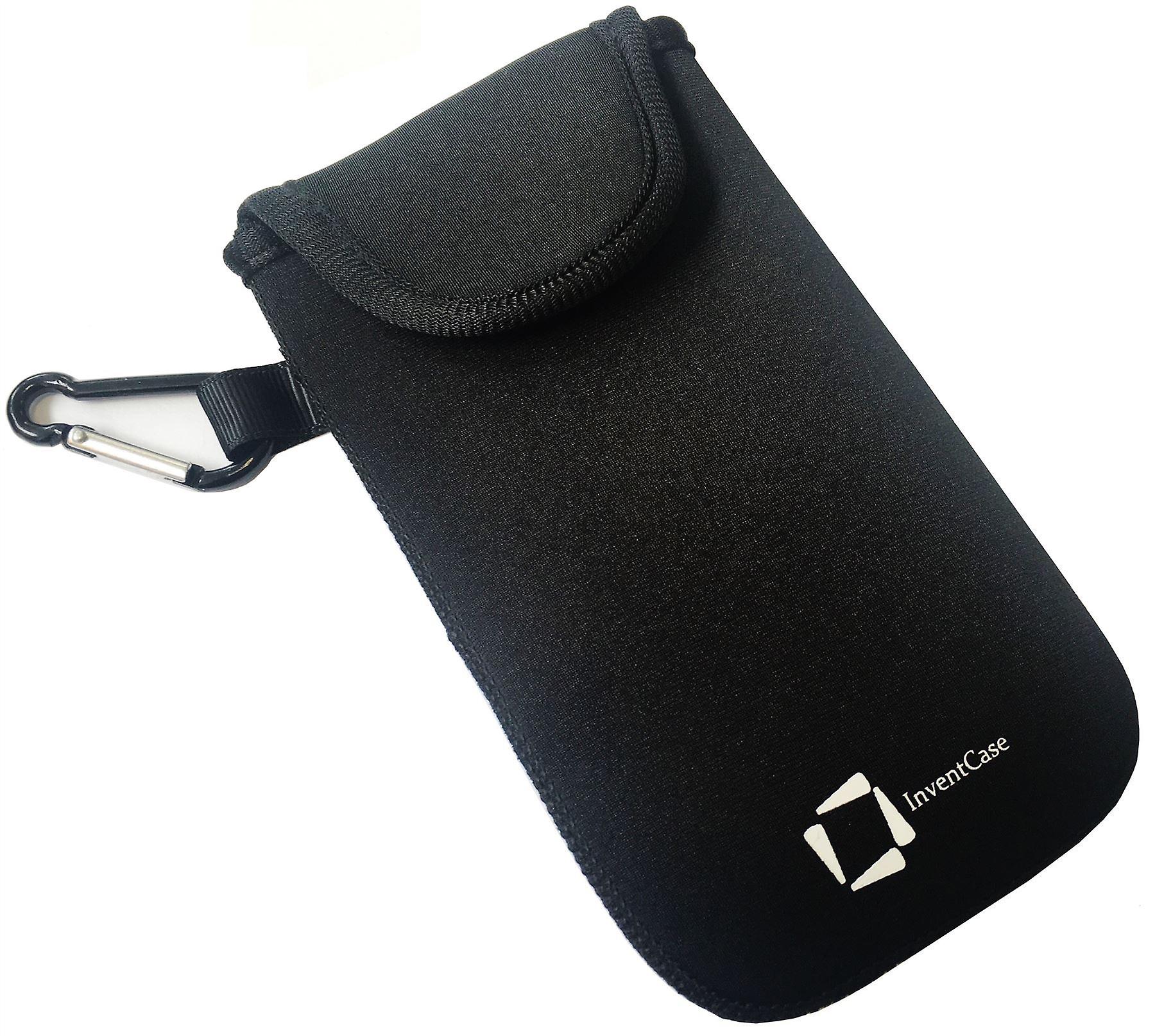 InventCase Neoprene Protective Pouch Case for BlackBerry Curve 9320 - Black