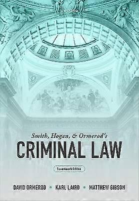 Smith Hogan and Ormerod's Criminal Law