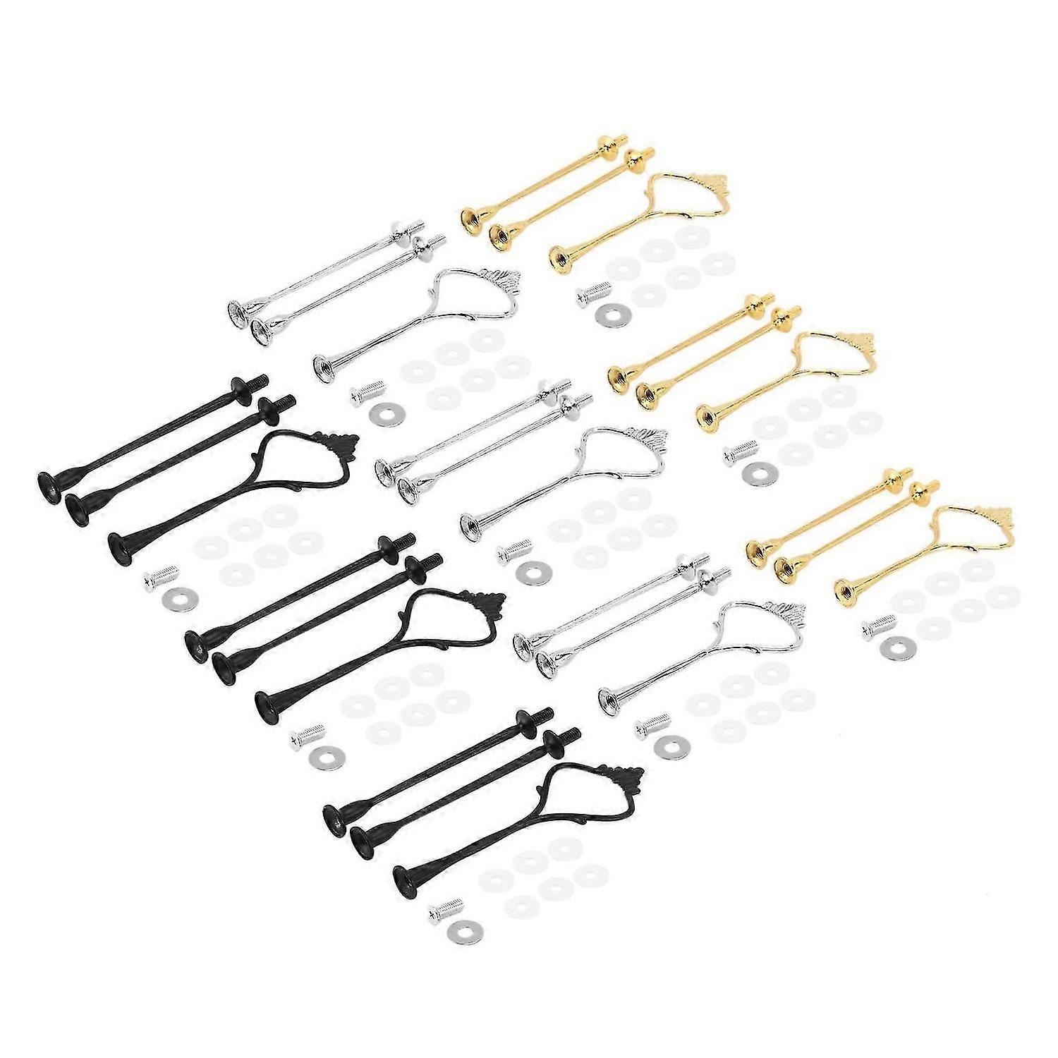 6 Set Tray Hardware compatible Cake Stand 3 Tier Cake Stand Fitting Hardware Holder compatible Weddi