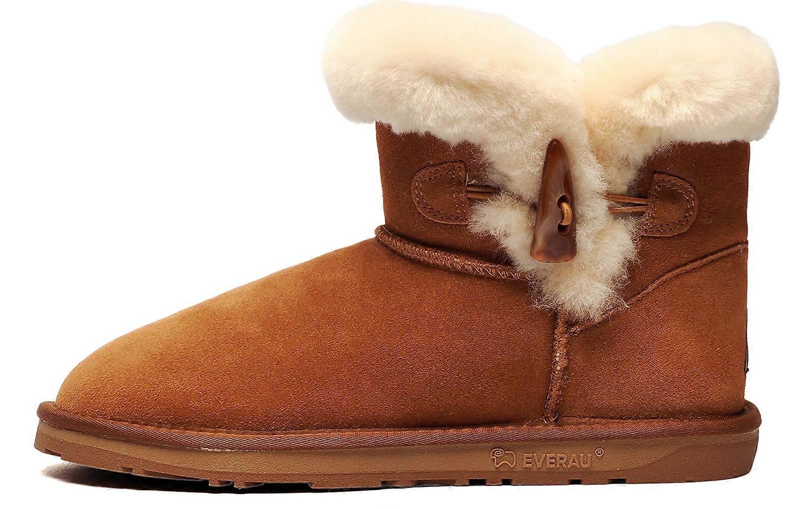 Everan Robin Suede Boots Chestnut