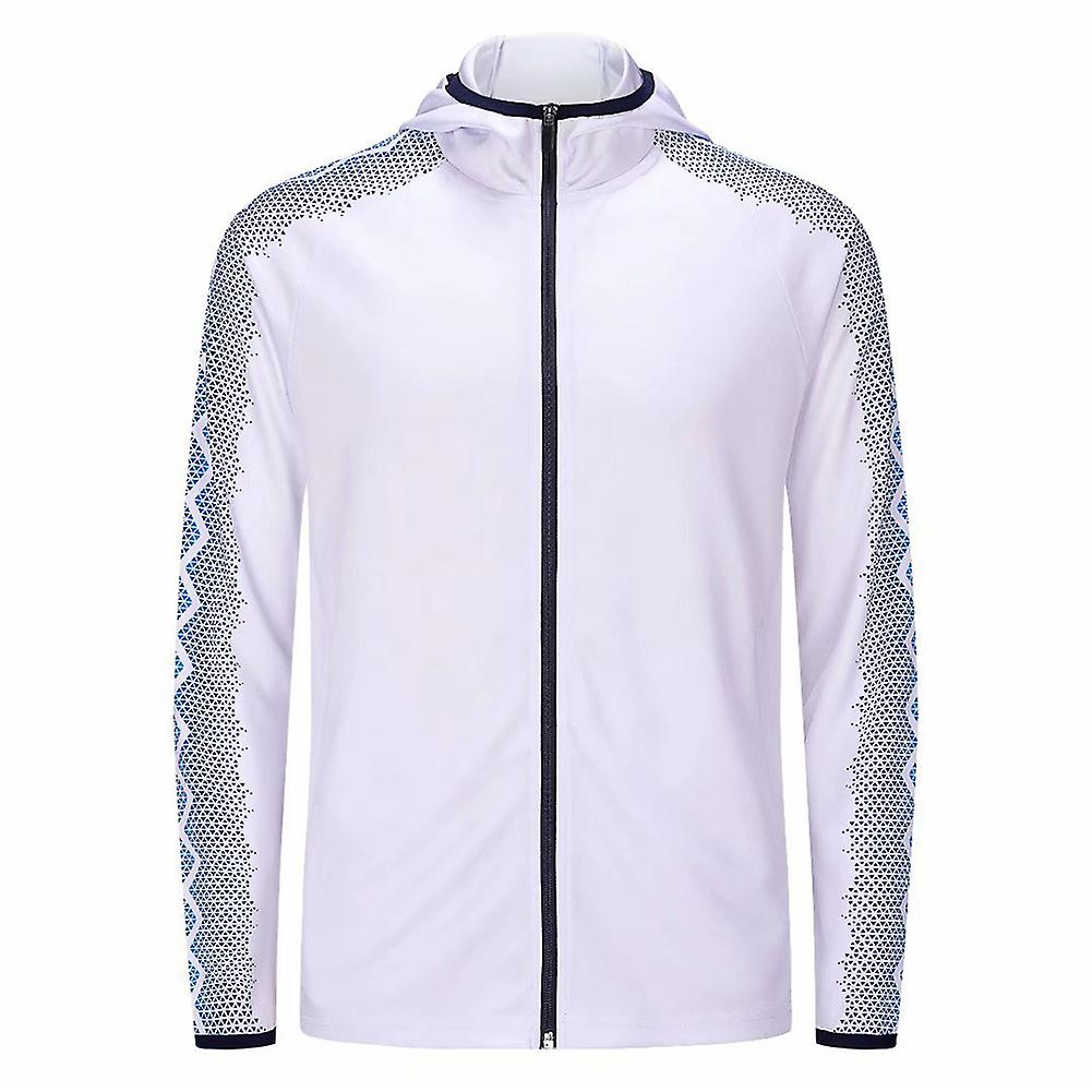 Cloudstyle Men's Printed Hooded Sports Slim Fit Jacket