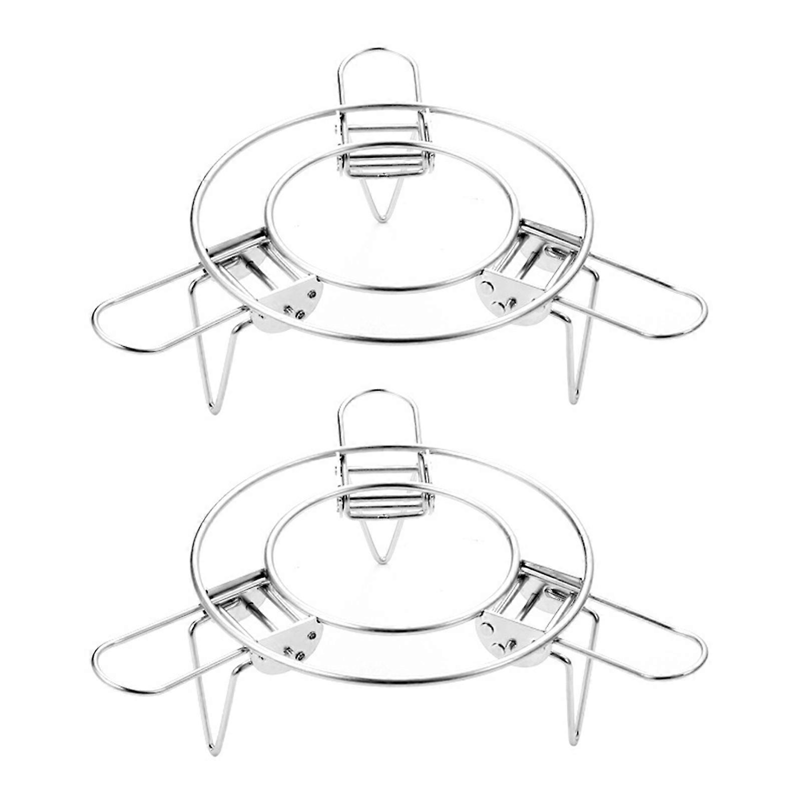 Adjustable Steel Steamers Rack Convenient Storage Steam Basket Rack Practical Steaming Frame for Daily Cooking