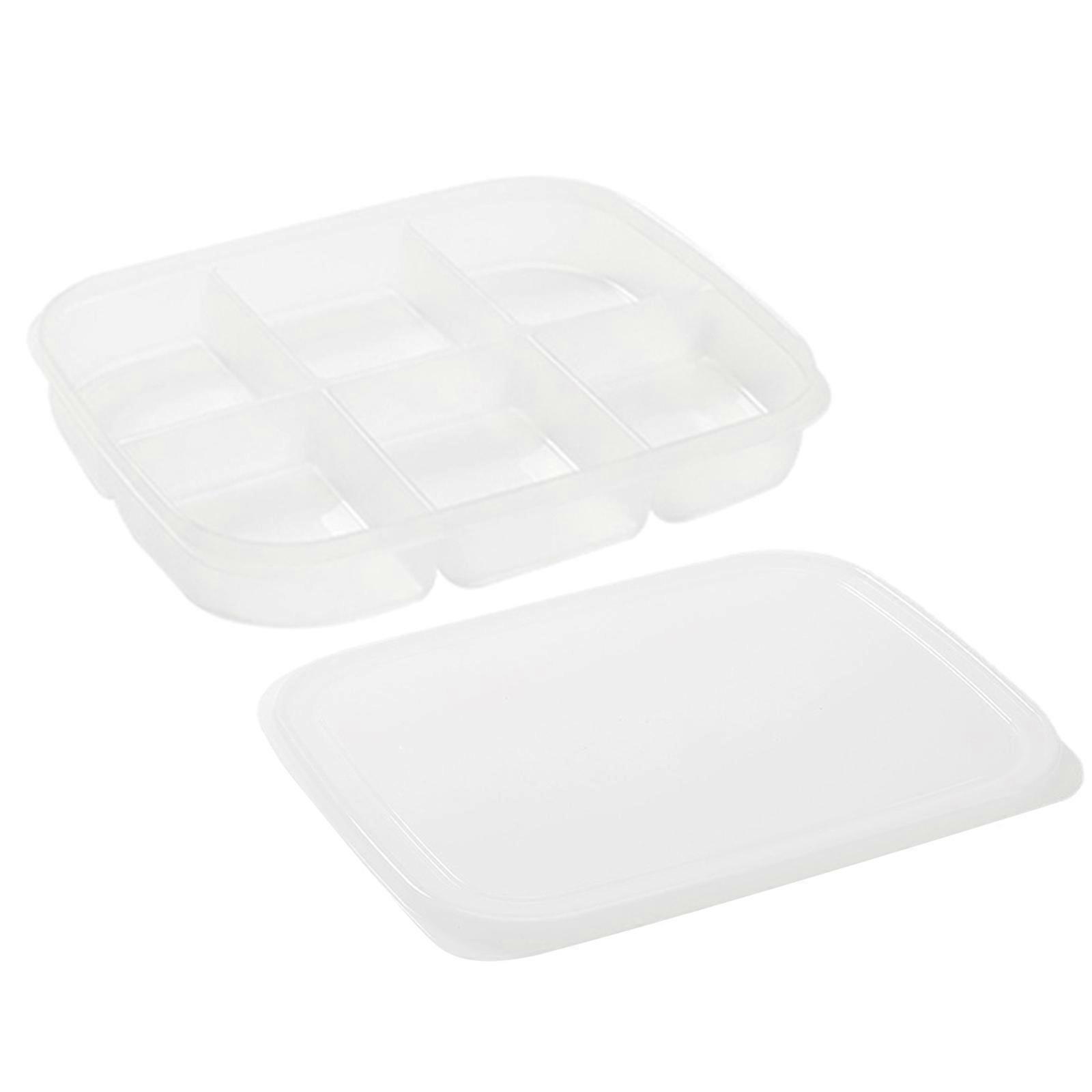 5/6 Grid Divider Refrigerator Storage Box Multipurpose Organization Holder for Kitchen Meat Onion Garlic