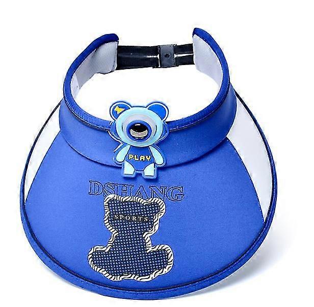 الأطفال واقية من الشمس فارغة أعلى قبعة الكرتون مضيئة الدب الشمس قبعة الطفل الصيف في الهواء الطلق كبير إفريز قبعة الشمس