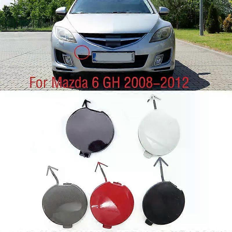 compatible for Mazda 6 GH 2008 2009 2010 2011 2012 Car Front Bumper Tow Hook Cover Cap Trailer Hauling Eye Lid MAXP