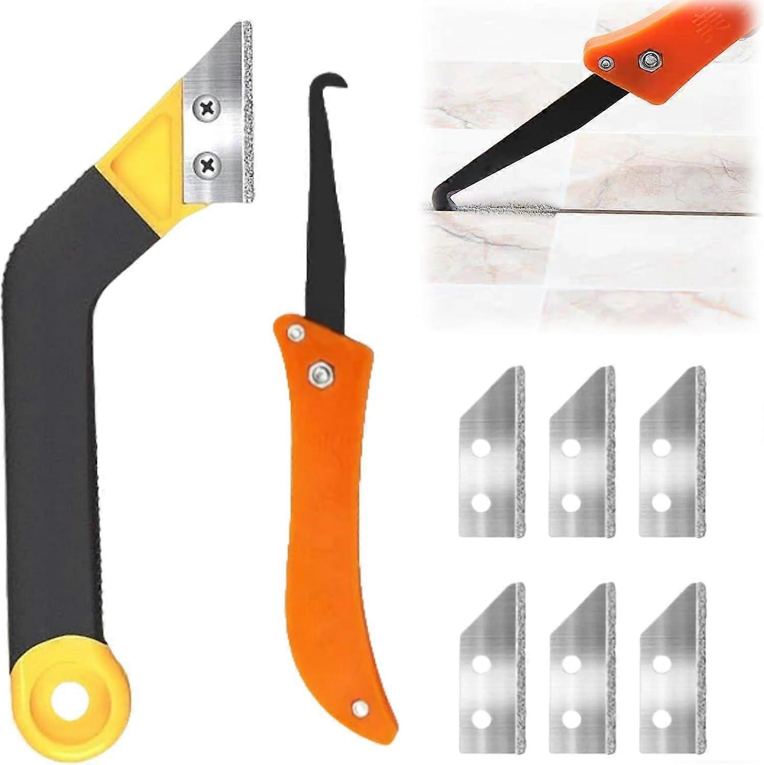Joint Scraper, Tile Joint Scraper, Tile Joint Scrapers, Tile Cleaning Scraper Tools, Razor Scraper Cleaning for Tile, Tile Joint Scraper