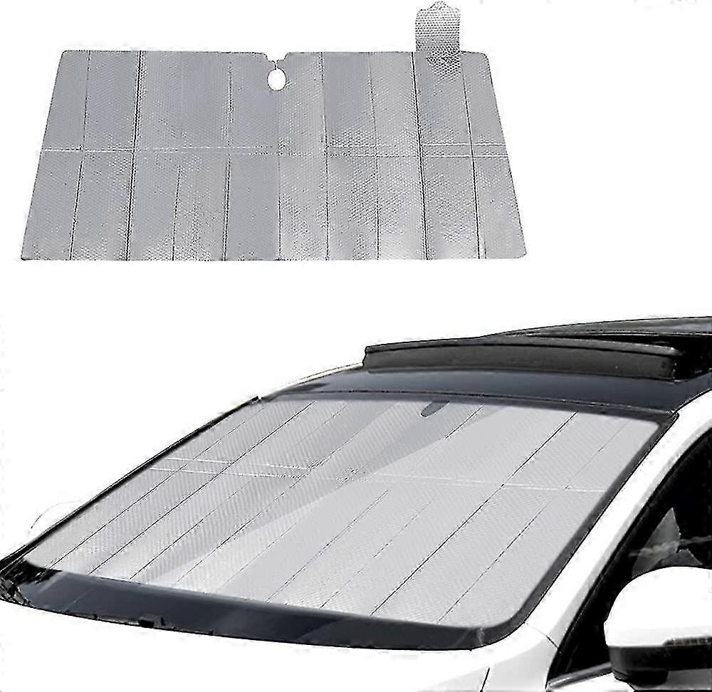 Car Windshield Sunshade, Windscreen Reflective Sunshade Portable Foldable Gift