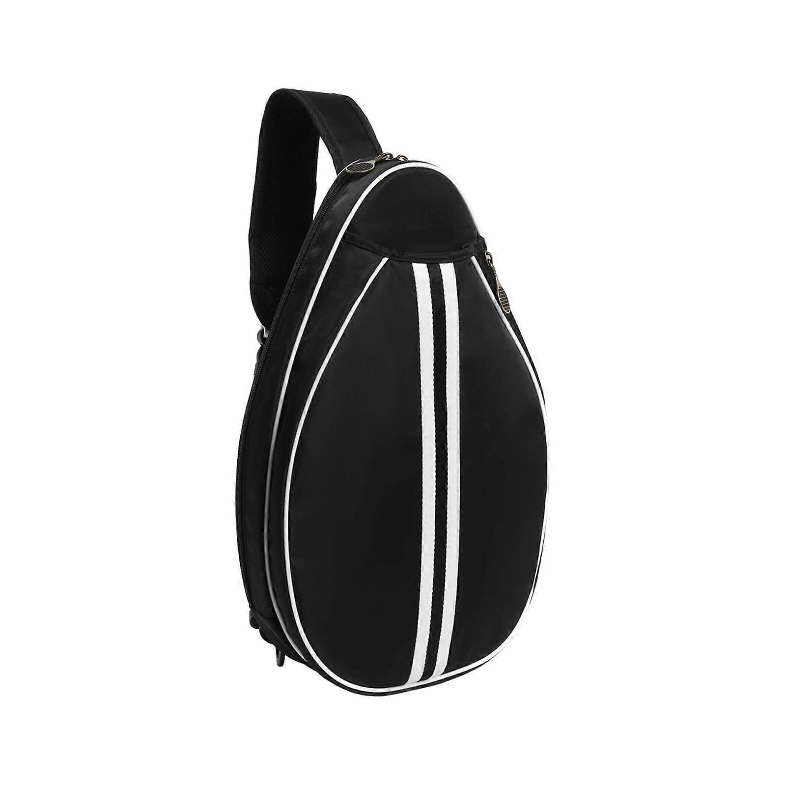 Τσάντα τένις για άνδρες Γυναίκες Carrier Players Smooth Zipper Badminton Racquet Bag Μαύρο