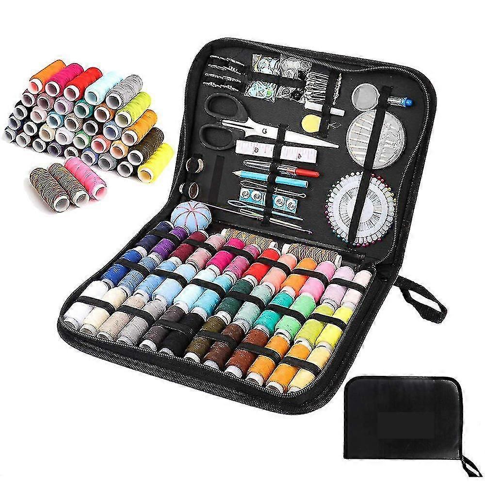 38-Color Travel Sewing Kit, Portable Thread & Needle Set