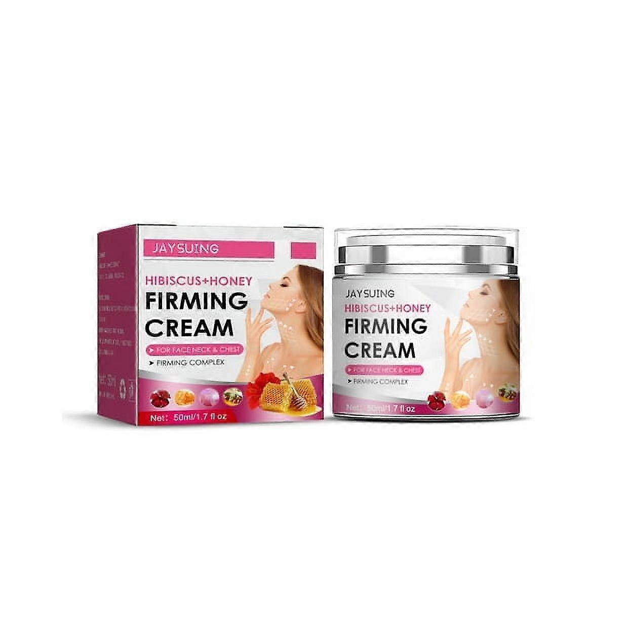 ハイビスカス&ハニーファーミングクリーム - ネックファーミングクリーム - フェイス&ボディ用スキンタイトニングクリーム - ダブルチンレデューサー - アンチリンクルフェイシャルモイスチャライザー