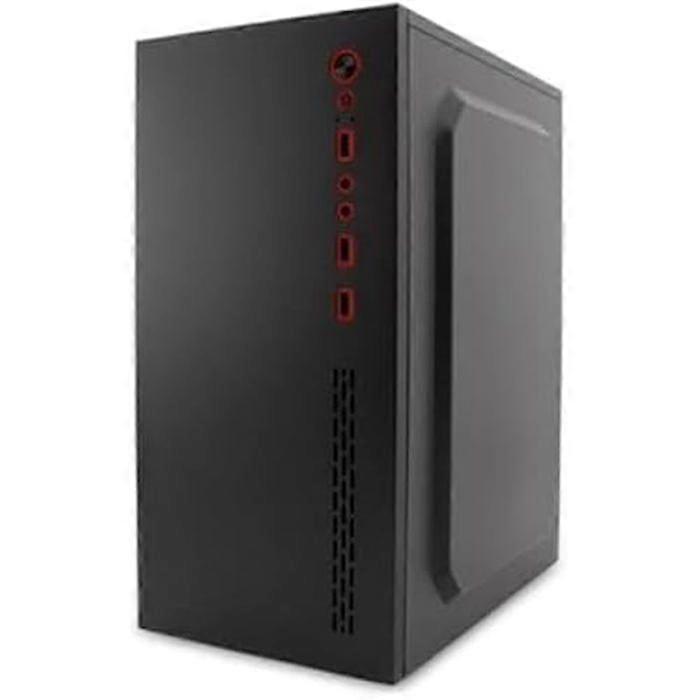 Micro ATX Case - COOLBOX - PCC-MPC45-1 - Black - Mid Tower Format - Compact and Elegant