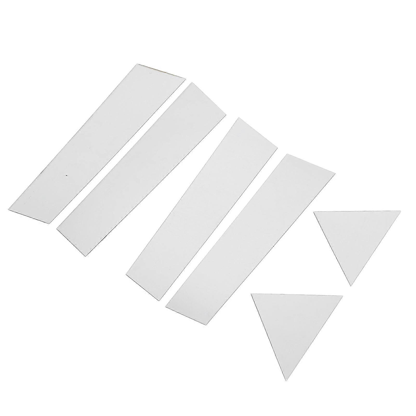 6pcs Pillar Post Trim High Strength PC Chrome Door Window Pillar Cover for Magnum 2005-2010 