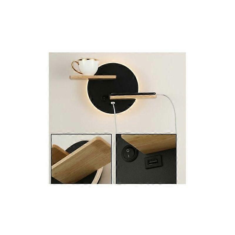 Modern Wall Lamp With Creative Circular Design, Thick Wrought Iron Frame Ensuring Durability And Stability For Longevity