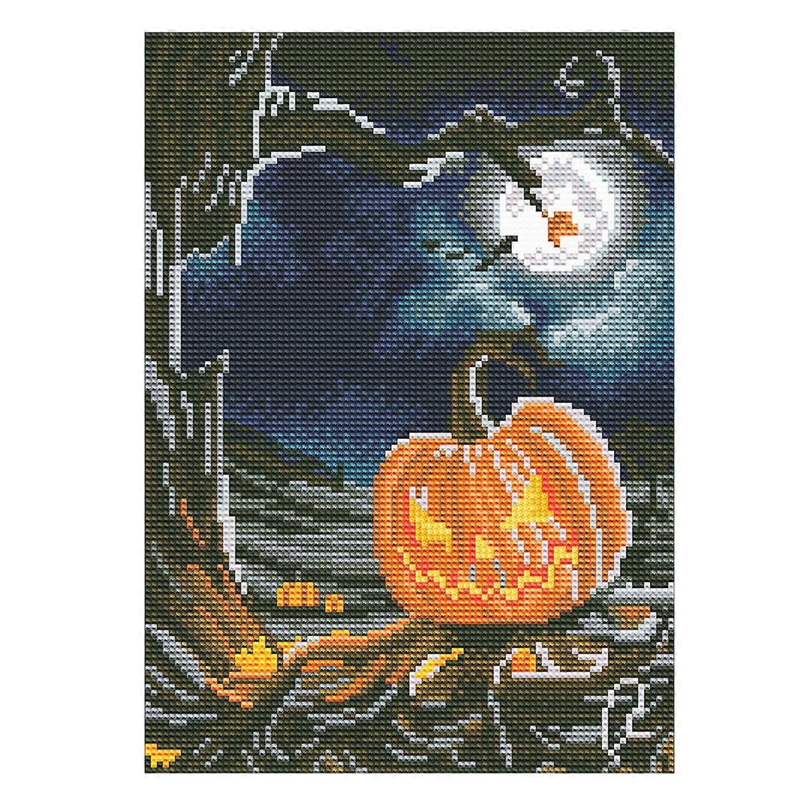 Halloween 30x40cm DIY Kits Pumpkin Head Pattern Accessory