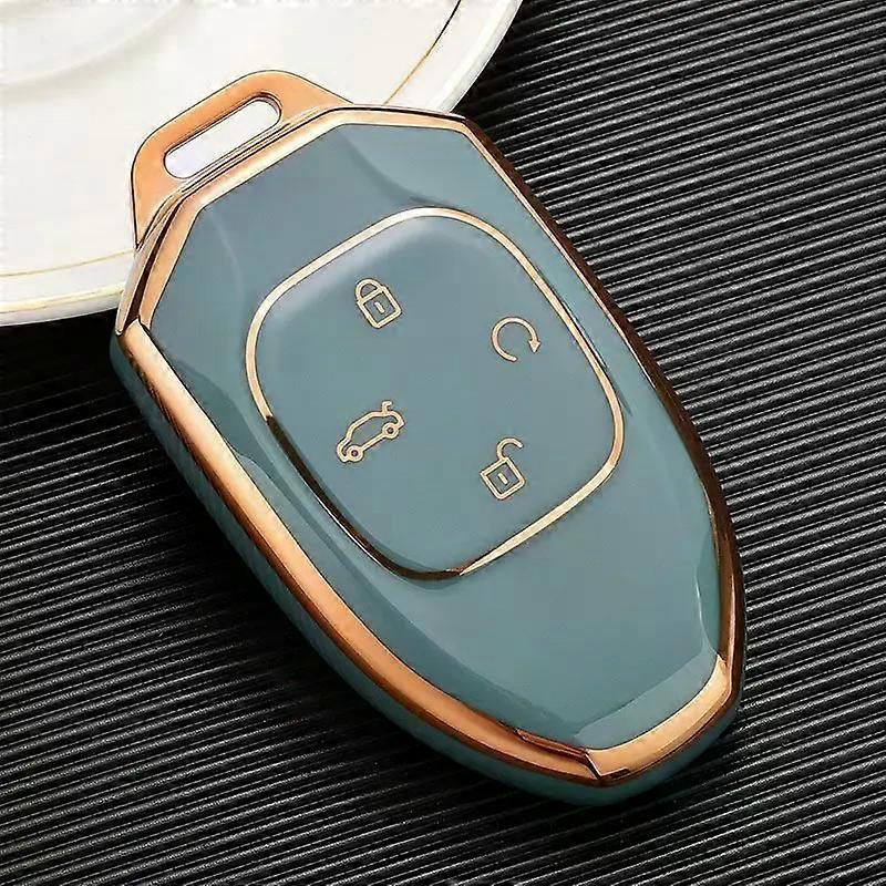Soft TPU Car Remote Key Shell Case Cover Key Protect Holder Fob compatible for  GAC Trumpchi GS7 GS8 GM8 GS5 GA6 GM6 Car Key Accessories